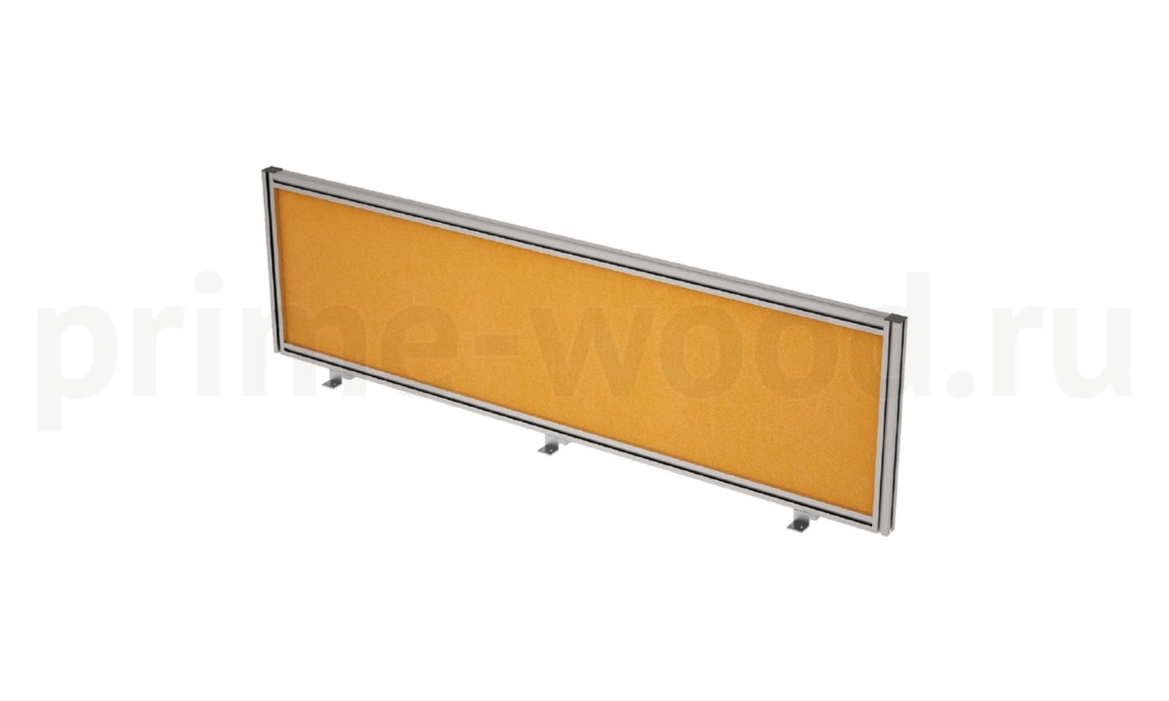 Барьер фронтальный (в алюминиевом профиле, вставка ткань) GLOSS 140x40x3 арт. 9БТ.0407.6 - фото 3