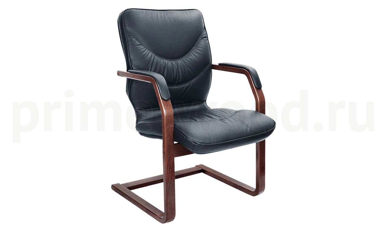 Кресло посетителя LEEDS WOOD C - фото 1