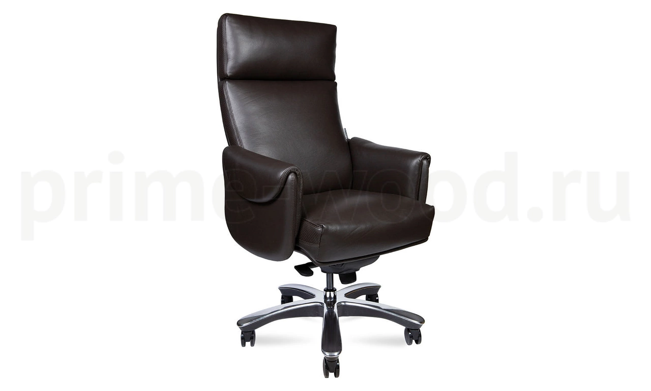 Кресло для руководителя Ritz A 2108 brown leather - фото 0