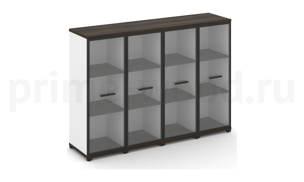 Шкаф четыре узкие секции, 3 ниши CN.STU-346 RP B/W - фото 0