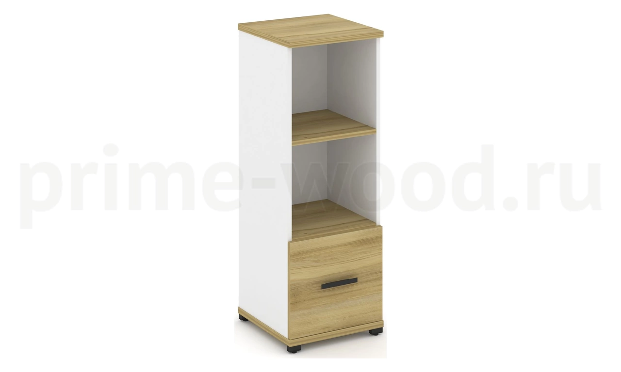 Шкаф одна узкая секция, 3 ниши CN.STU-311 B/W - фото 1