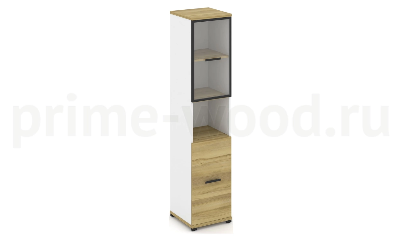 Шкаф одна узкая секция, 5 ниш CN.STU-513 RP B/W - фото 1
