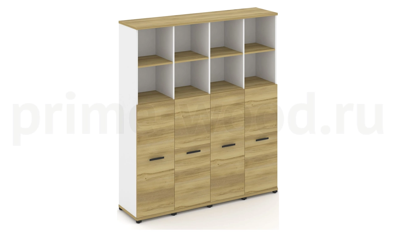 Шкаф четыре узкие секции, 5 ниш CN.STU-544 B/W - фото 1