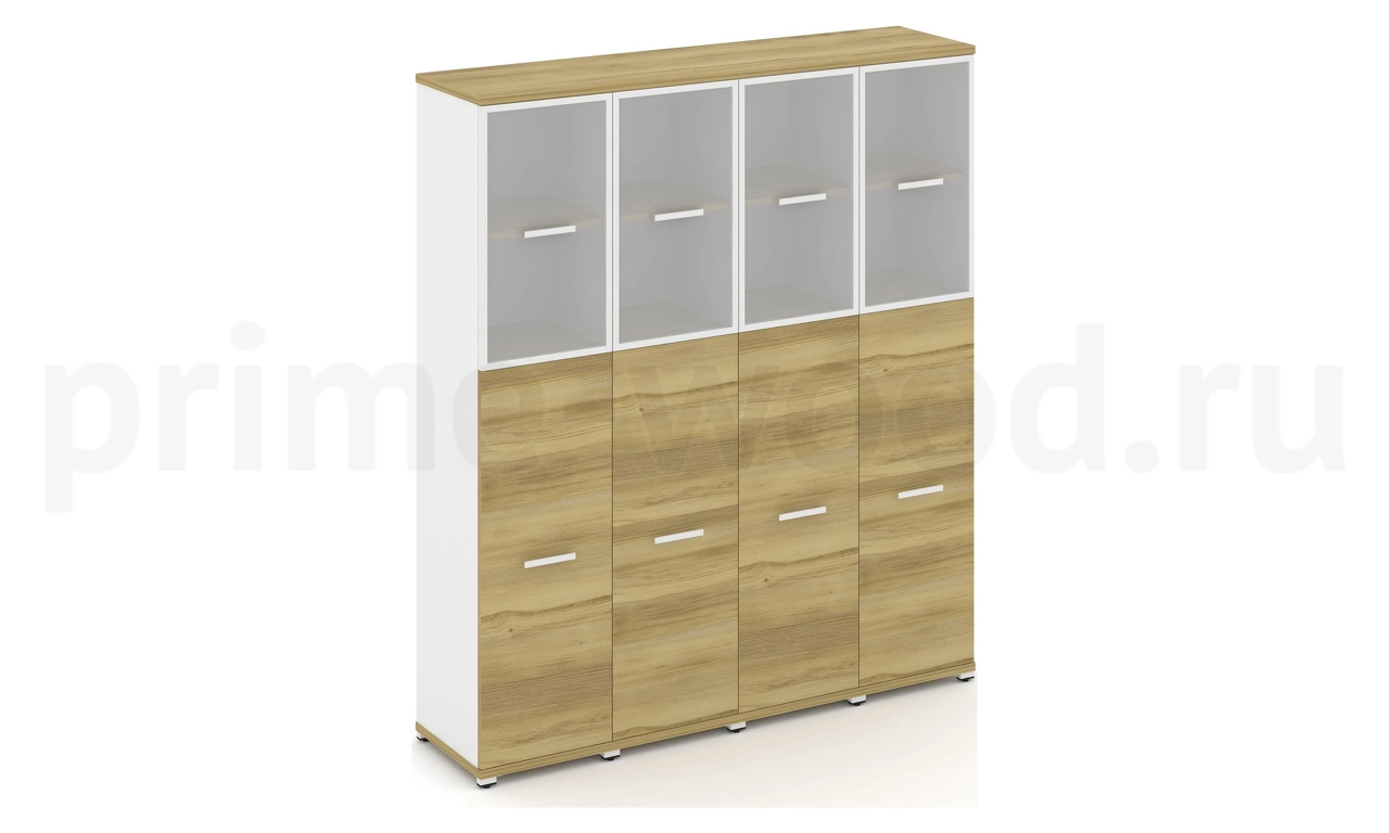 Шкаф четыре узкие секции, 5 ниш CN.STU-545 RM B/W - фото 2