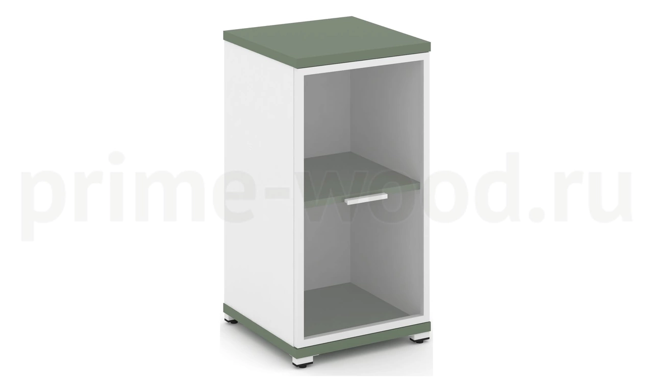 Шкаф одна узкая секция, 2 ниши CN.STU-213 RP B/W - фото 6