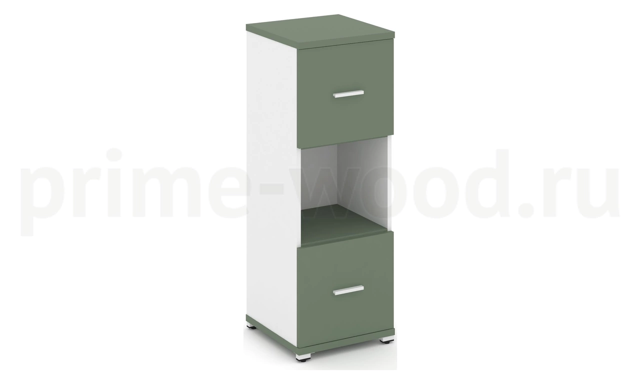 Шкаф одна узкая секция, 3 ниши CN.STU-315 B/W - фото 6