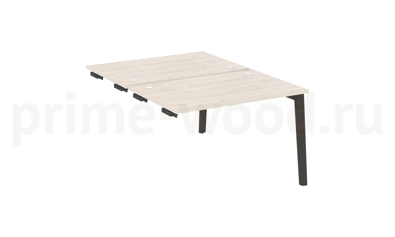 Стол-приставка двойной к опорным элементам, опоры - массив дерева ONIX WOOD 118x164x75 - фото 4