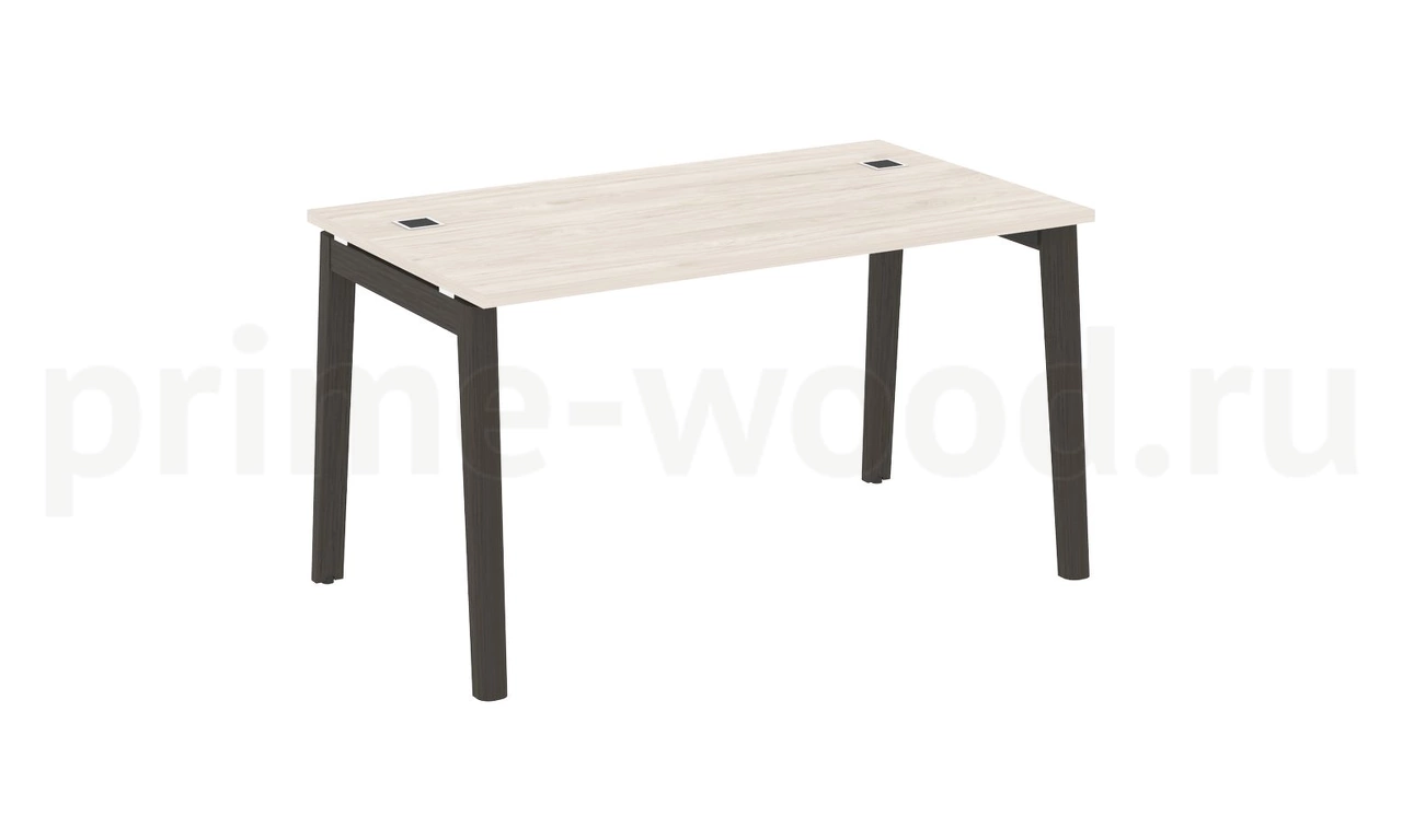 Стол рабочий руководителя, опоры - массив дерева ONIX WOOD DIRECT 138x80x75 - фото 4