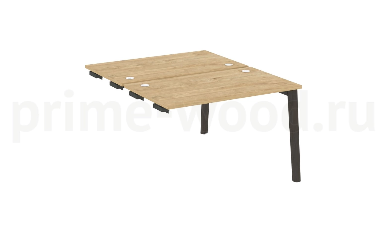 Стол-приставка двойной к опорным элементам, опоры - массив дерева ONIX WOOD 118x148x75 - фото 8