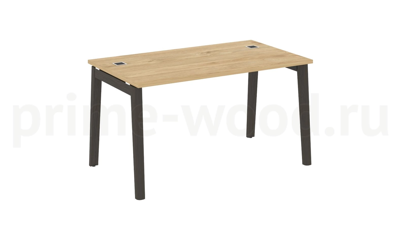 Стол рабочий руководителя, опоры - массив дерева ONIX WOOD DIRECT 138x80x75 - фото 8
