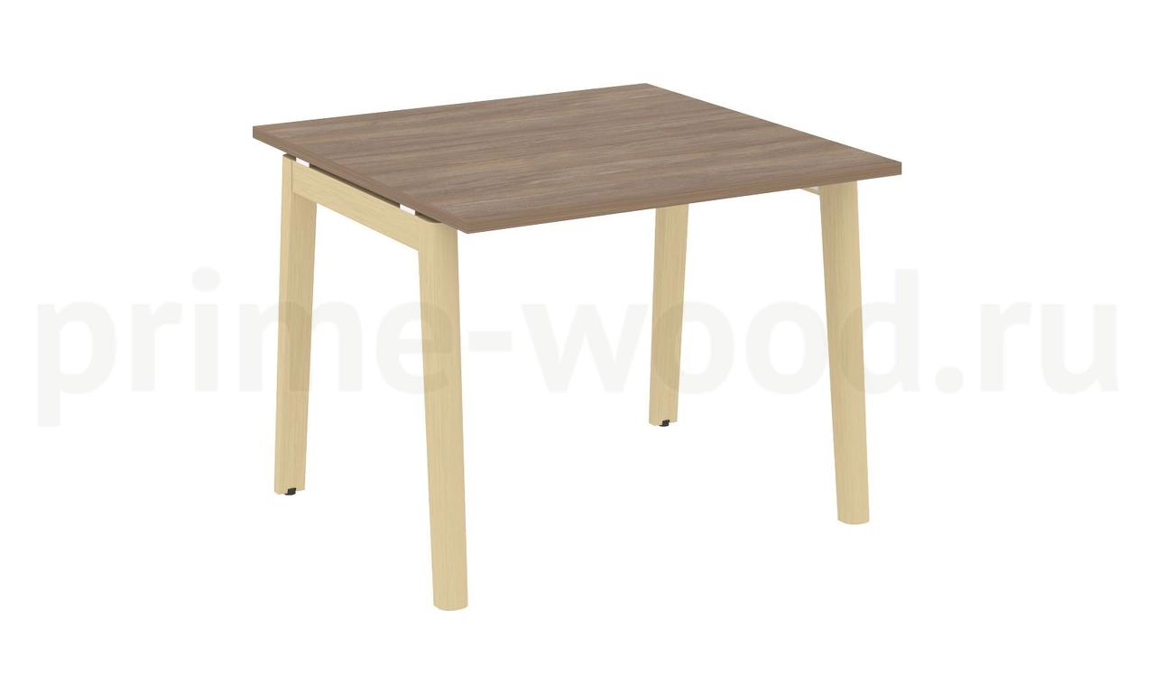 Стол переговорный (1 столешница), опоры - массив дерева ONIX WOOD 98x98x75 - фото 3