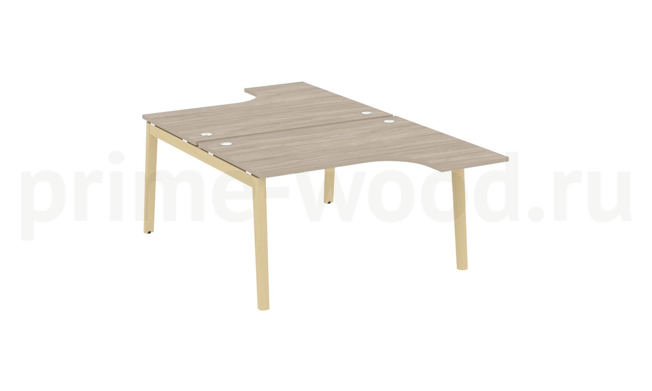 Рабочая станция, опоры - массив дерева ONIX WOOD 138x240x75 - фото 1
