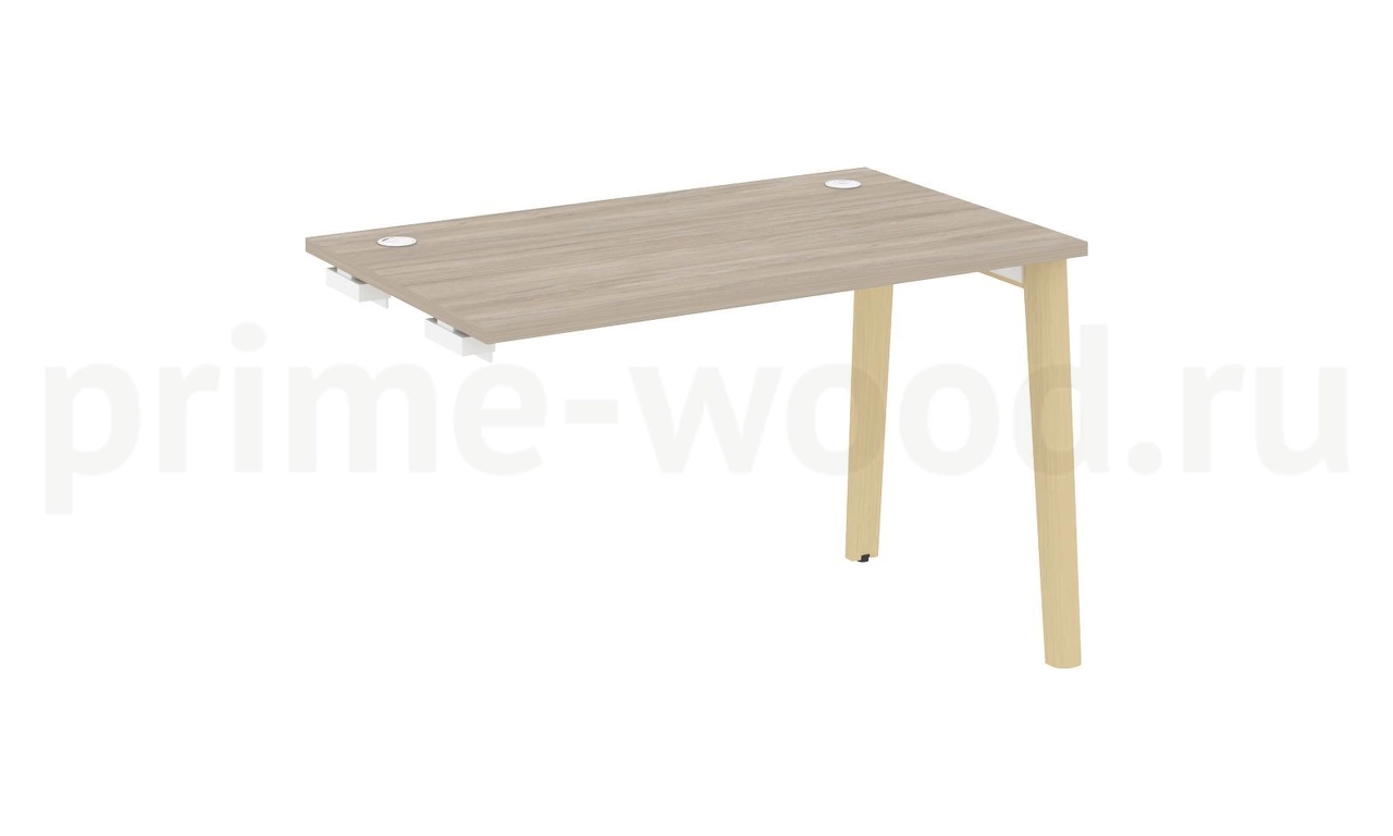 Стол-приставка к опорным элементам, опоры - массив дерева ONIX WOOD 118x72x75 - фото 1