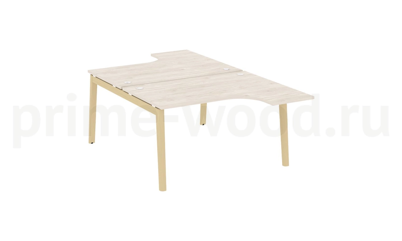 Рабочая станция, опоры - массив дерева ONIX WOOD 138x240x75 - фото 5