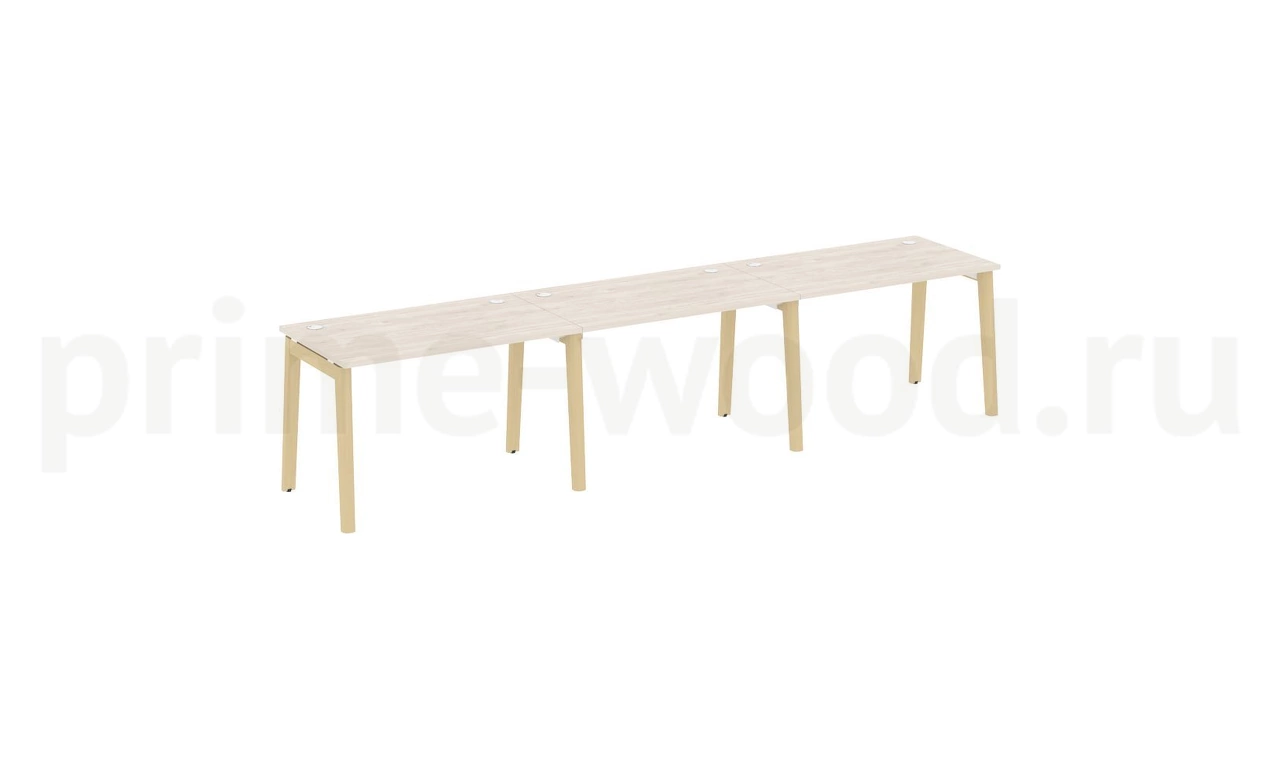 Рабочая станция, опоры - массив дерева ONIX WOOD 354x72x75 - фото 5